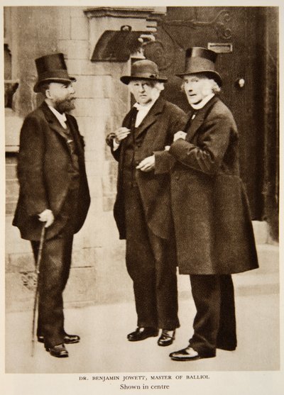 Dr. Benjamin Jowett, Master of Balliol, photograph from The Times by English Photographer